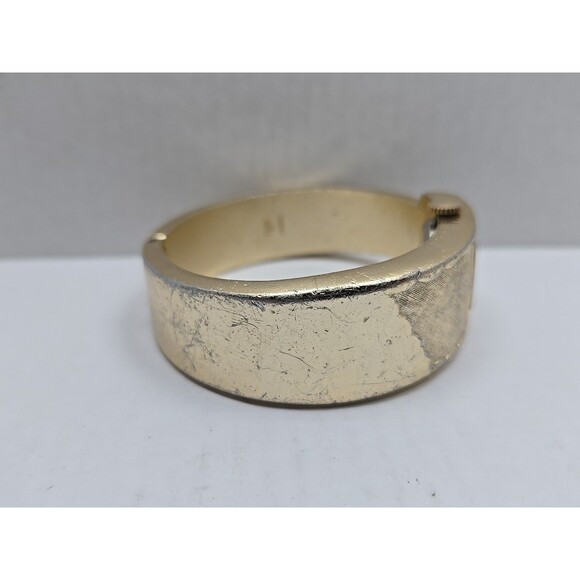 Vulcain Medana Pamela Bangle Watch Swiss 17 Jewels West Germany Gold Tone Ladies - Picture 10 of 14